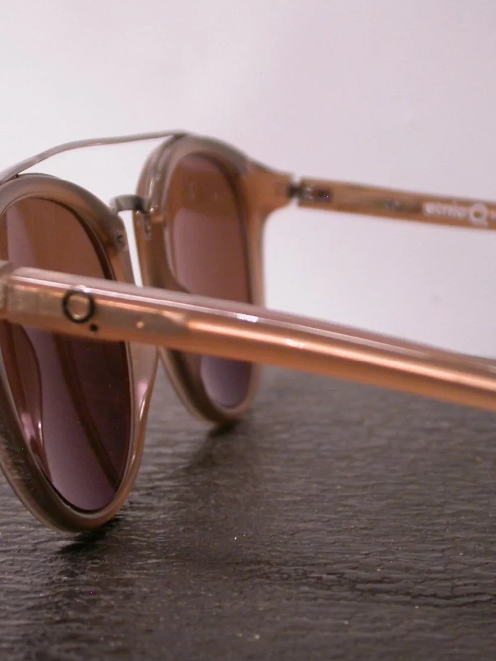 Etnia Barcelona Ferlandia Beige Clear Gold Sunglasses Frame ONLY Spain